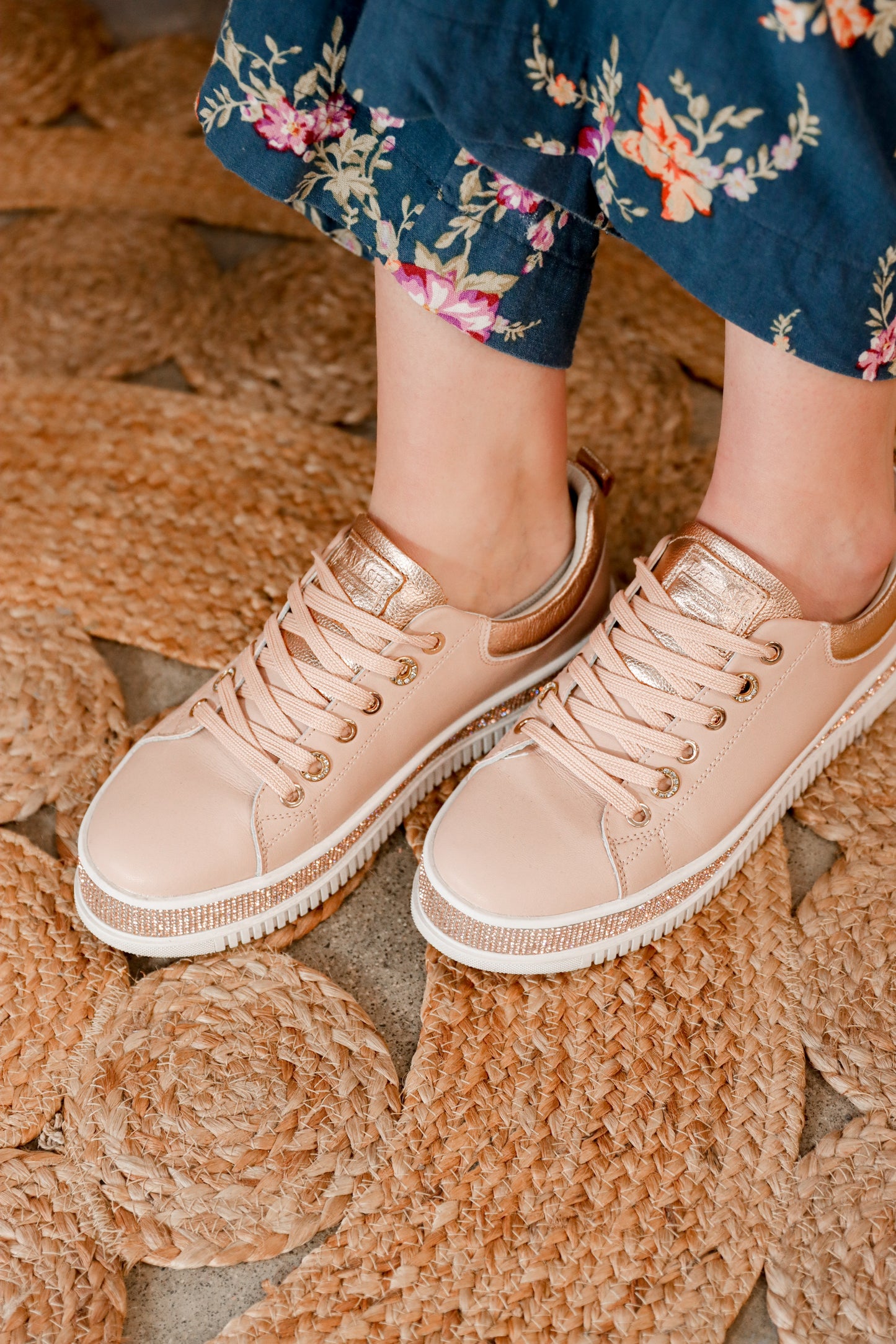 Lavish Blush Lux Sneaker Shoes