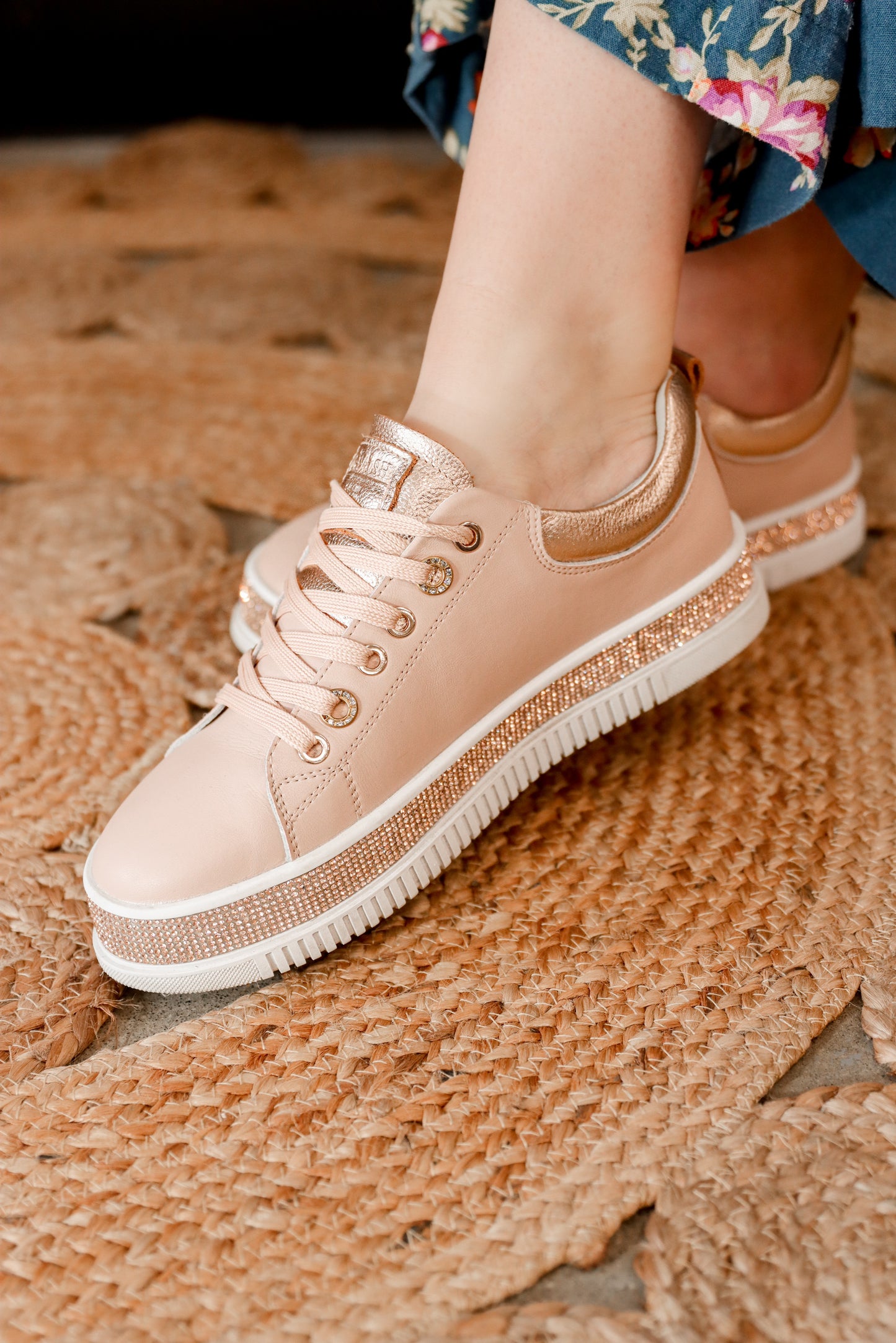 Lavish Blush Lux Sneaker Shoes