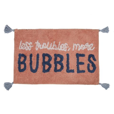 Less Troubles, More Bubbles Bath Mat